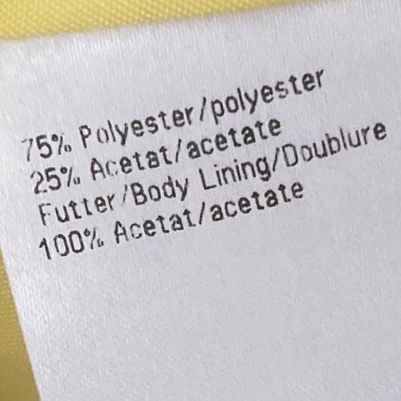 🛍Bundle sale🛍Yellow Basler water resistant lined blazer/jacket medium - Picture 5 of 6